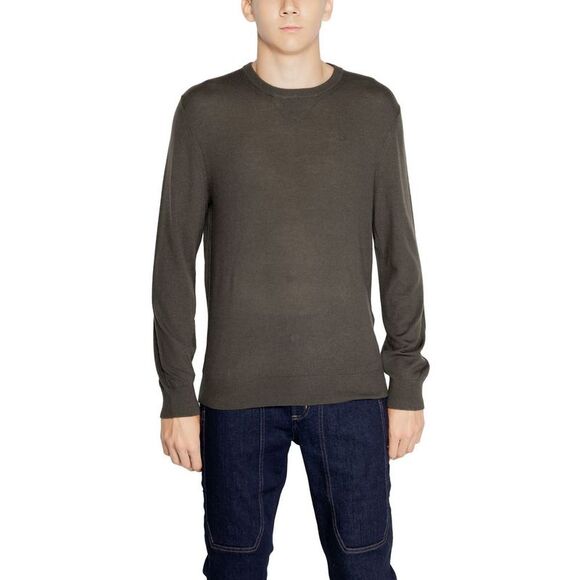 Armani Exchange Green Wool Men's Sweatshirt